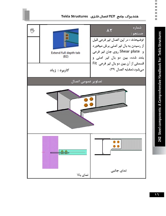  اتصال تیر به تیر